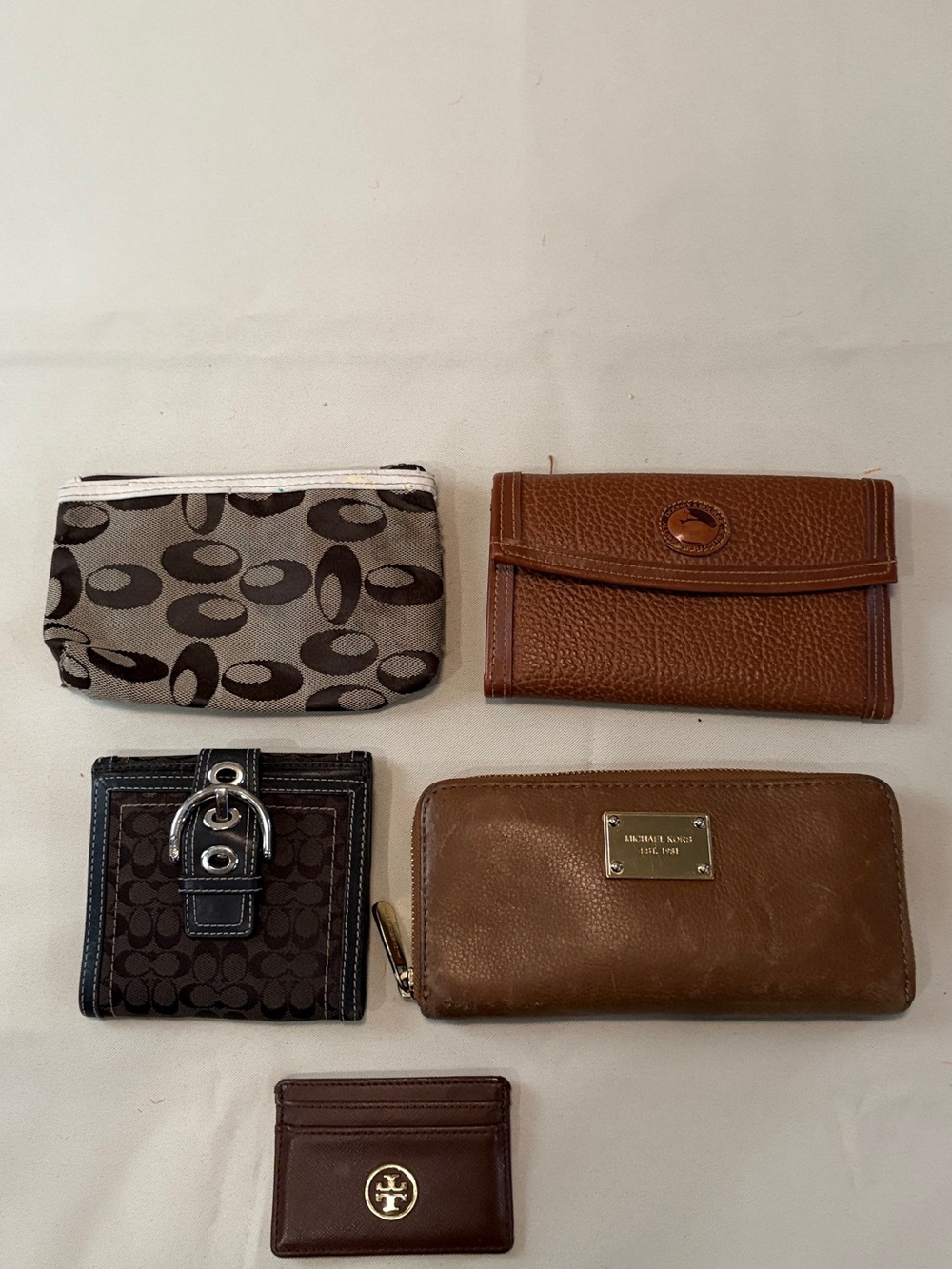 Coach, Dooney Bourne, Michael Kors, Tory Burch. All five for $125!